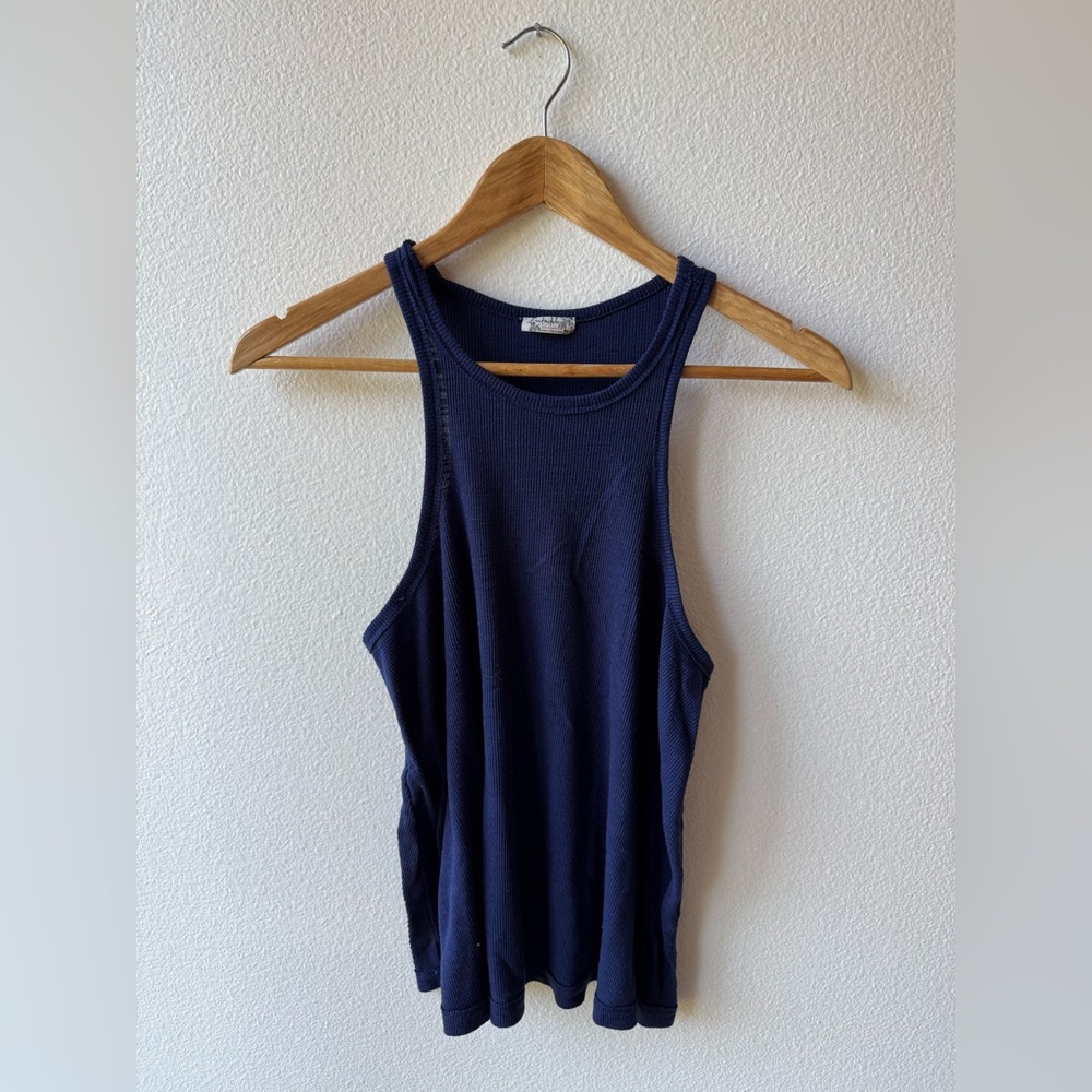 Free People Racerback High Neck Tank